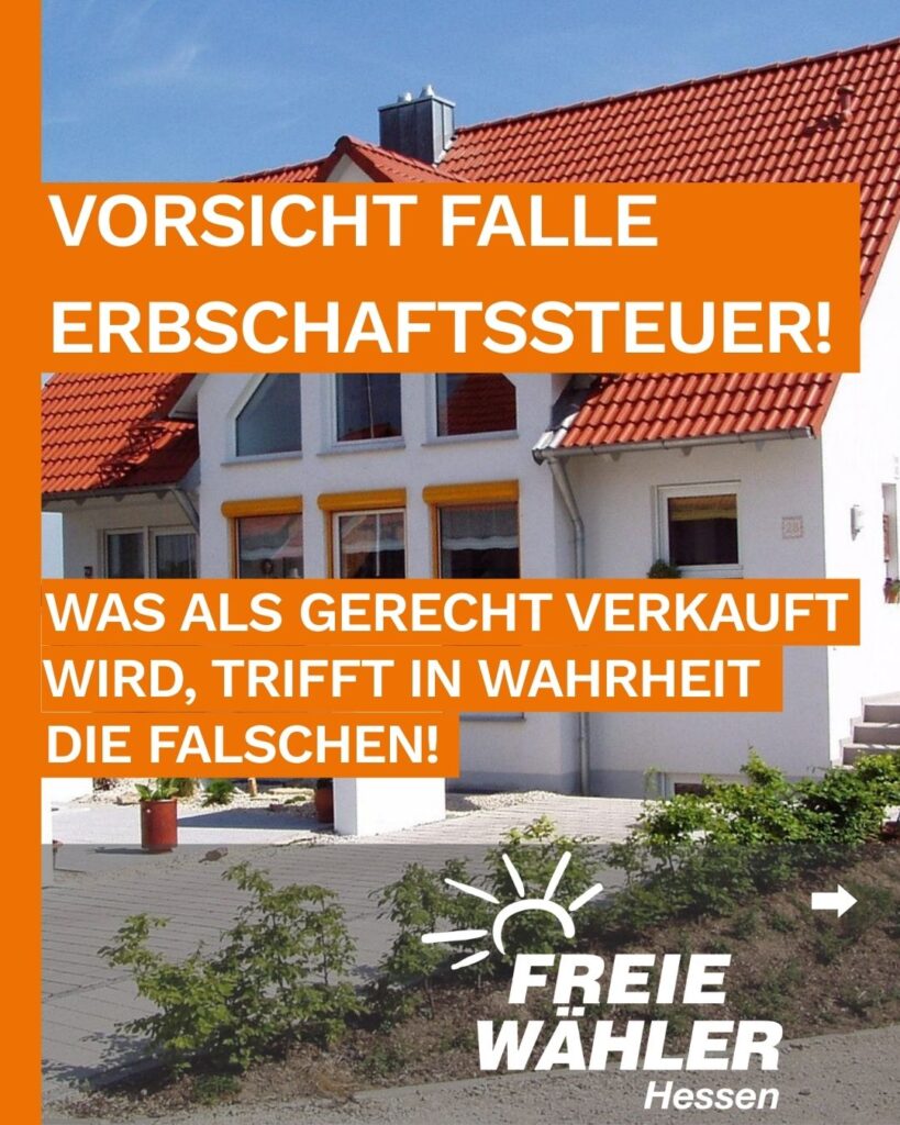 Vorsicht Falle, Erbschaftssteuer!
