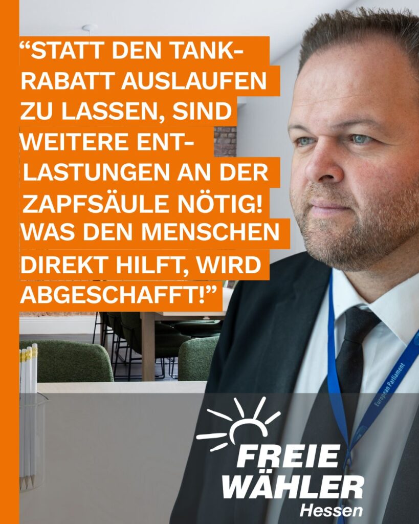 Tankrabatt beibehalten!